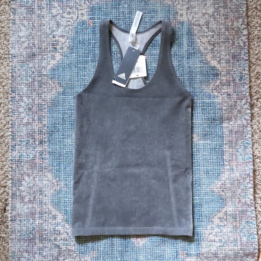 Adidas warp knit tank wanderlust NWT